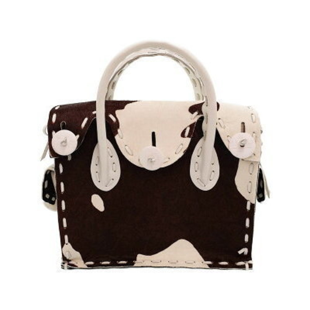 Carving Tribes Maestra MS Cow Pattern Bag s Handbag